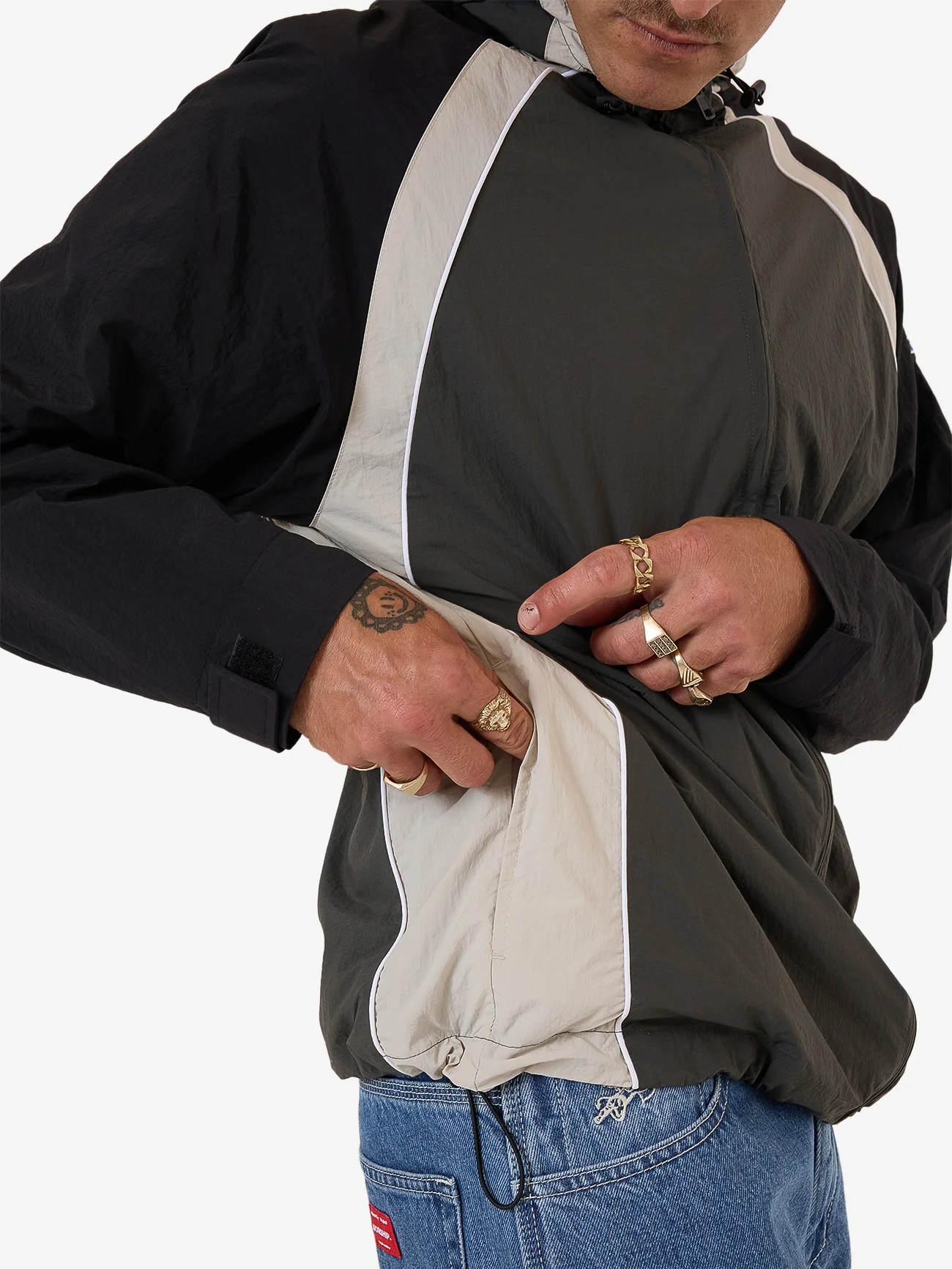 Shooter Nylon Jacket - Black - Image 6