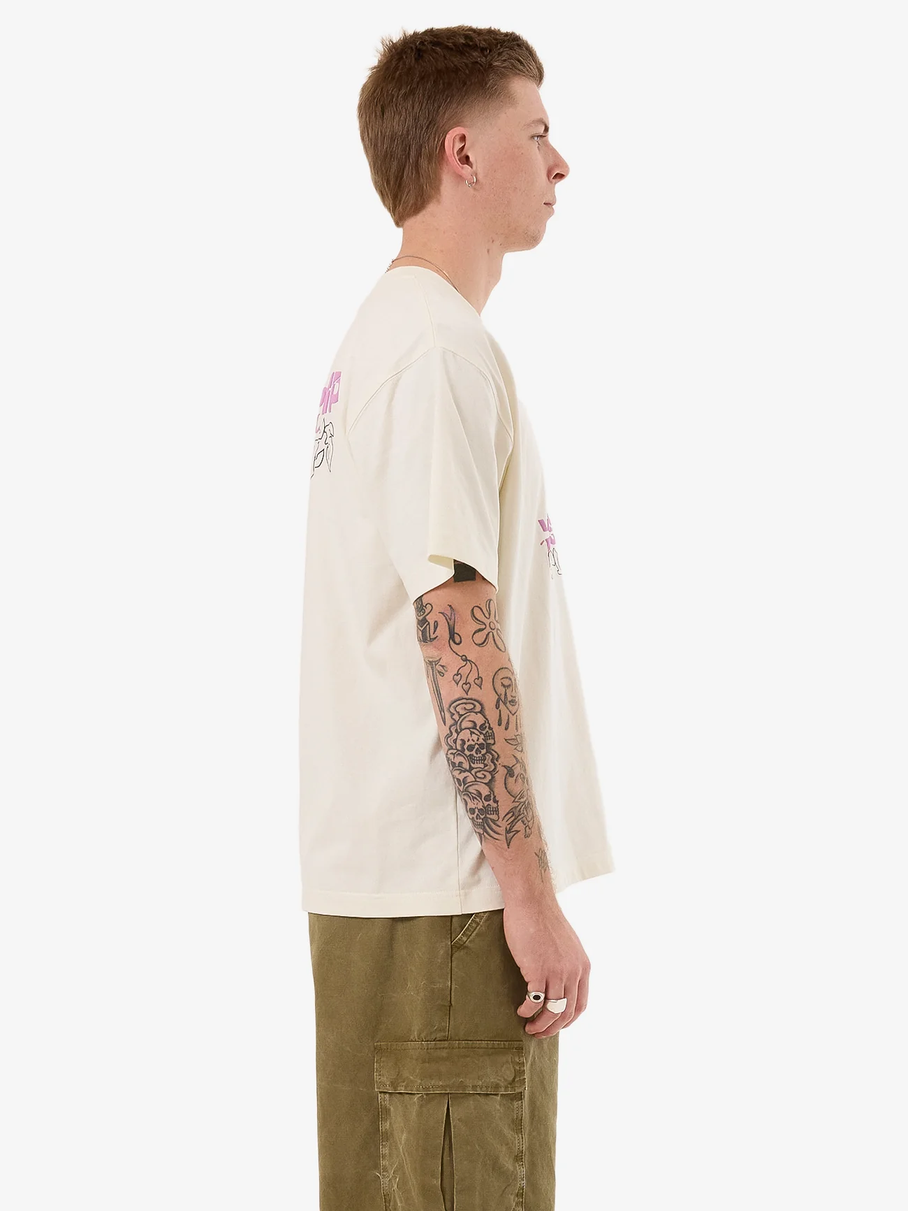 Slasher Tee - Bone - Image 4