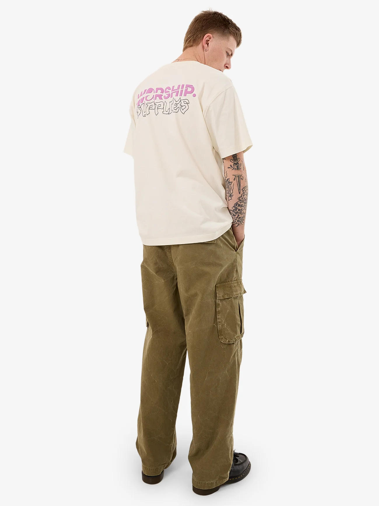 Slasher Tee - Bone - Image 6