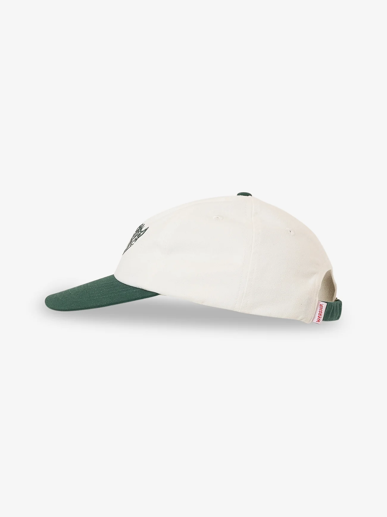 Slicer 6 Panel Hat - Cream - Bistro Green - Image 3