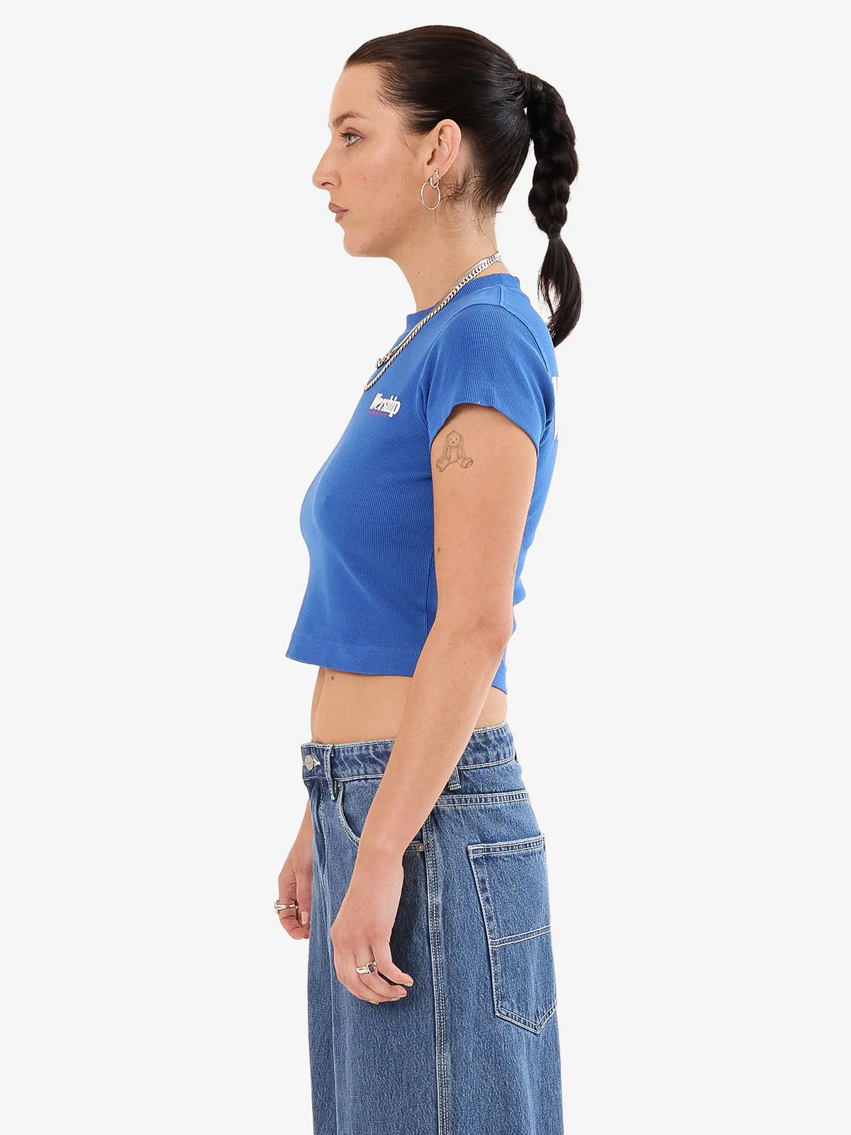 Smoko Teeny Tee - Cobalt - Image 5