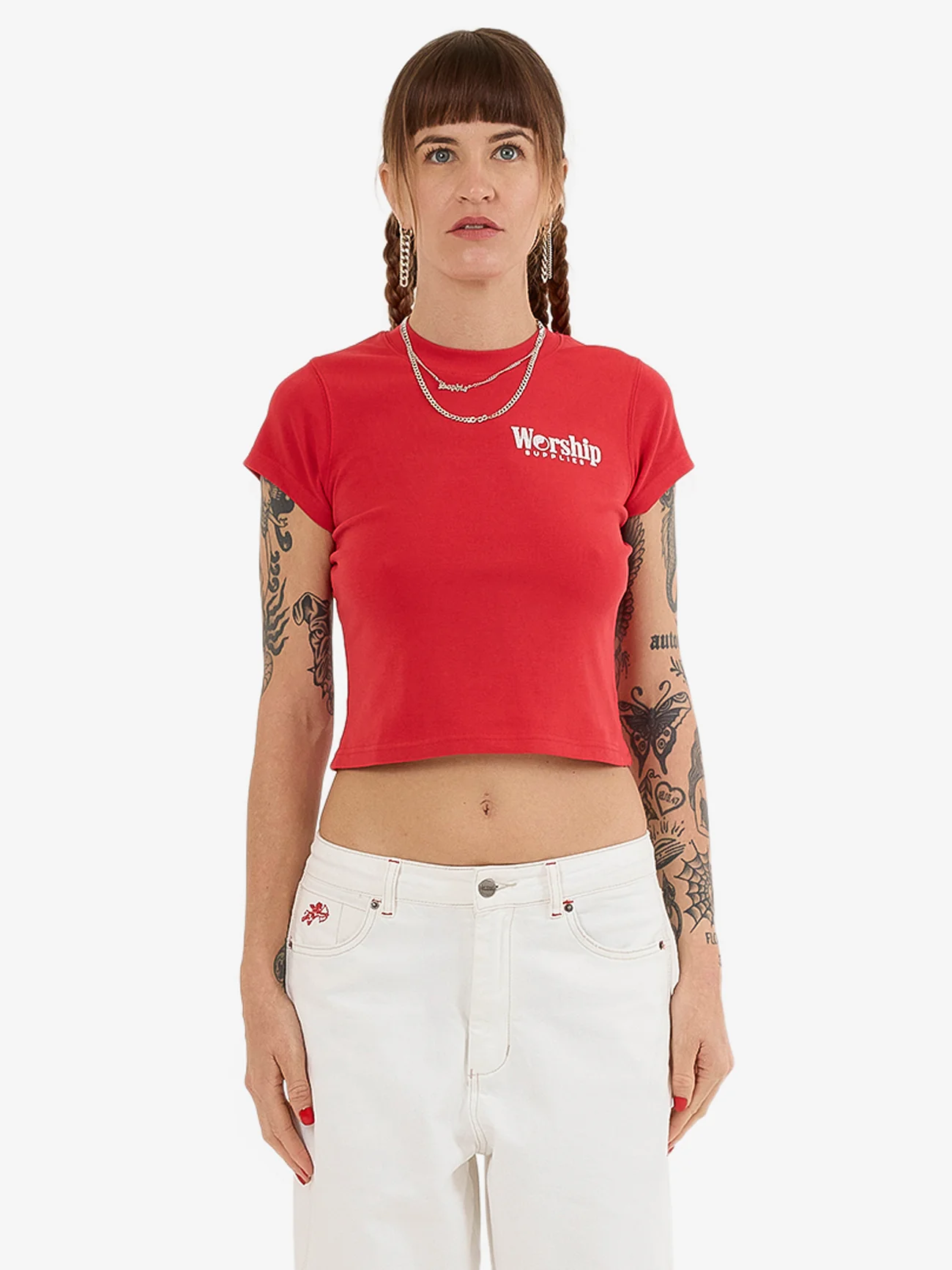 Smoko Teeny Tee - Lucky Red