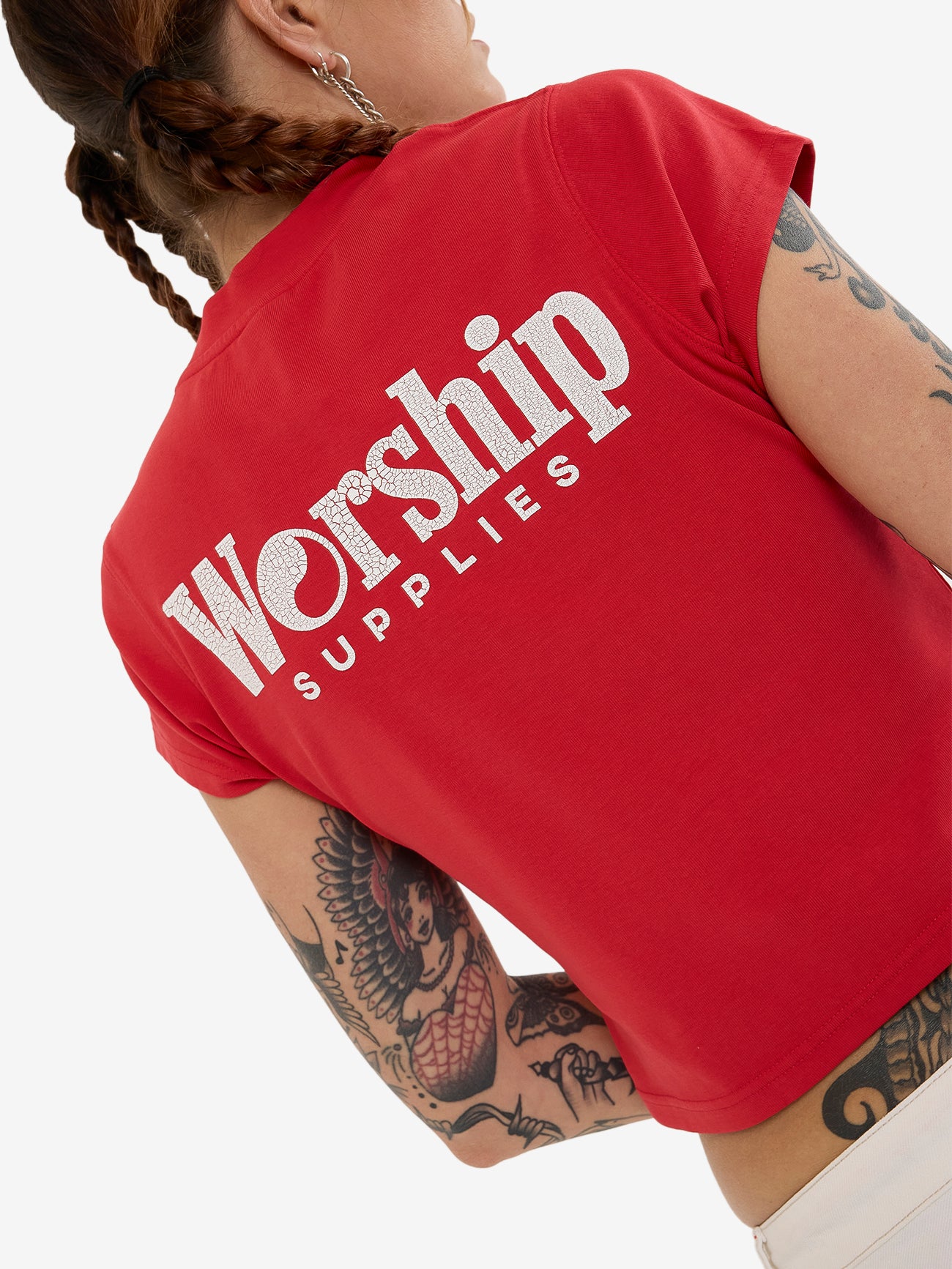 Smoko Teeny Tee - Lucky Red - Image 5