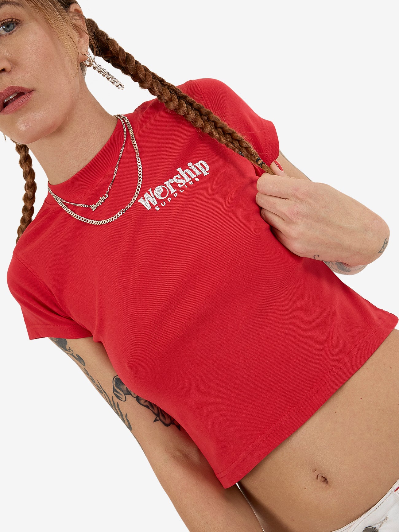 Smoko Teeny Tee - Lucky Red - Image 7
