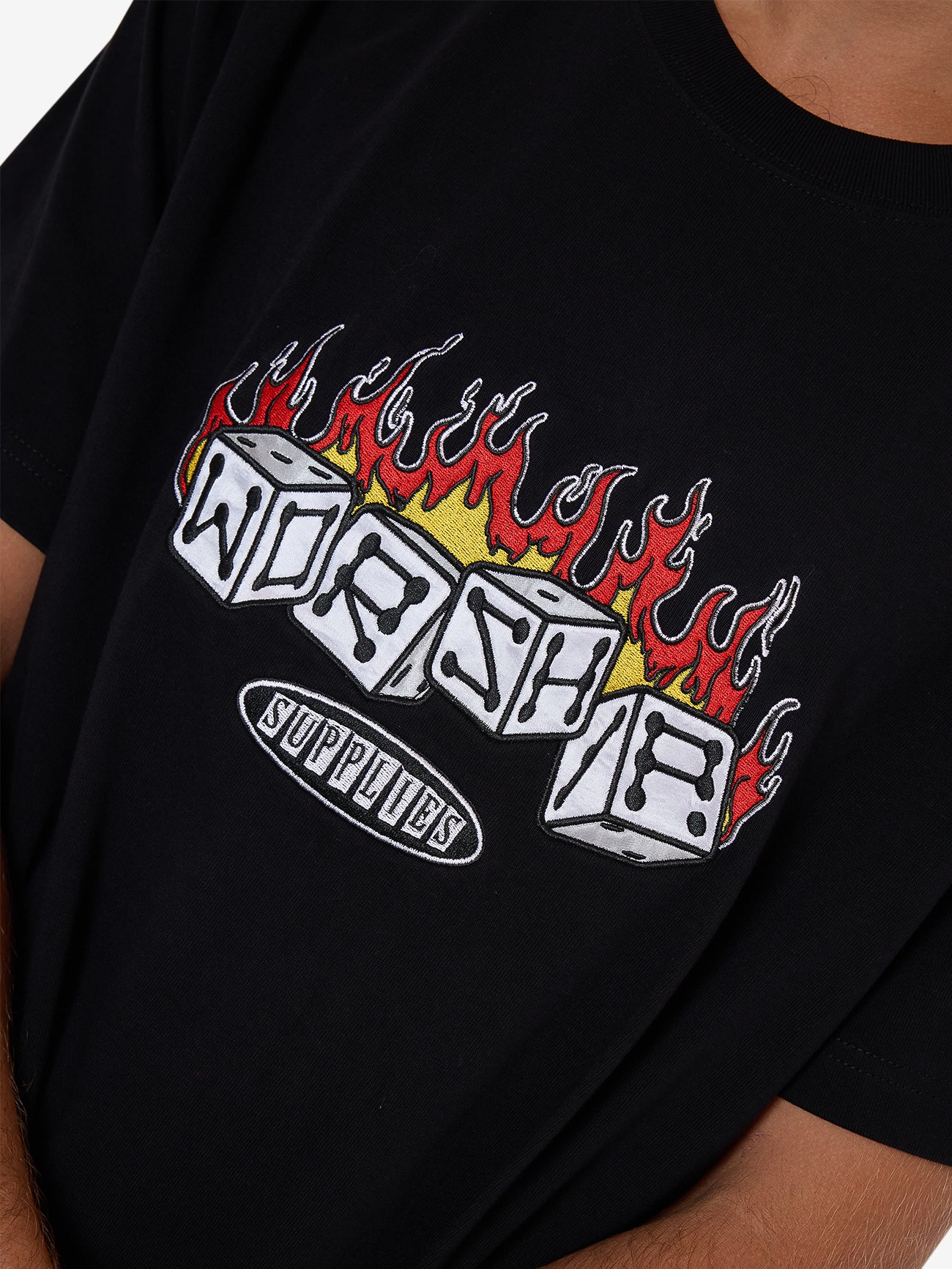 Snake Eyes Embro Tee - Black - Image 2