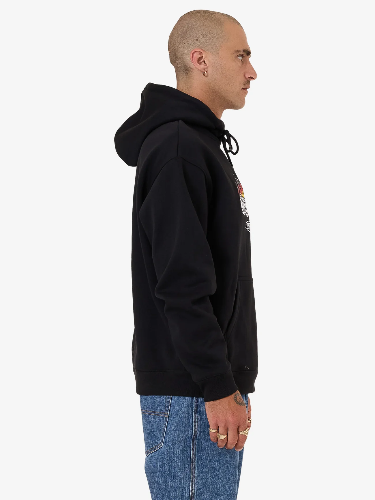 Snake Eyes Pull Over Hood - Black - Image 7