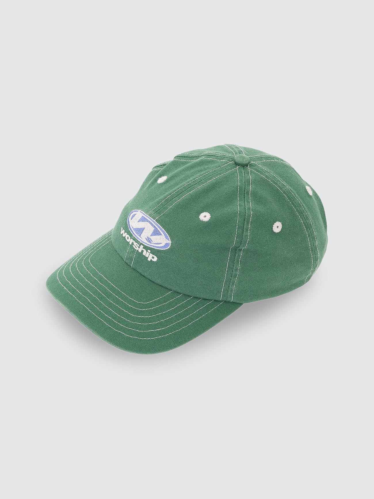 Sonic 6 Panel Canvas Hat - Eden Green - Image 2