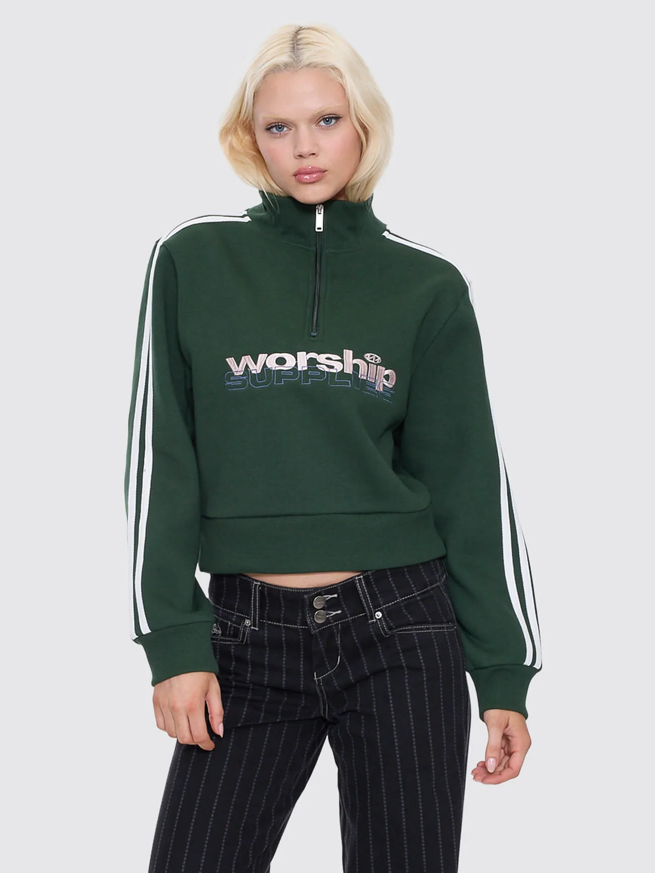 Sonic Quarter Zip Pullover - Eden