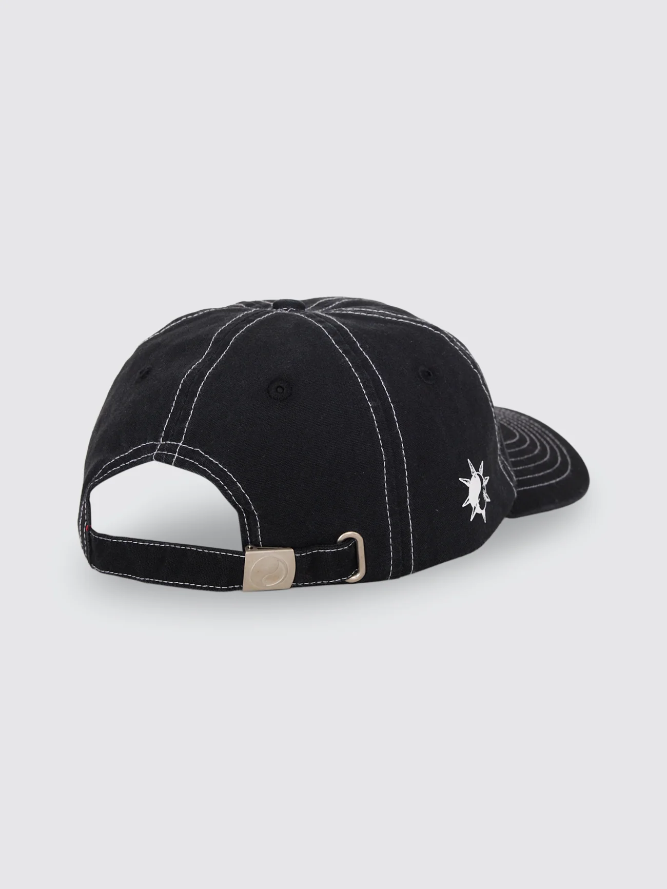 Spiker 6 Panel Cap - Washed Black - Image 5