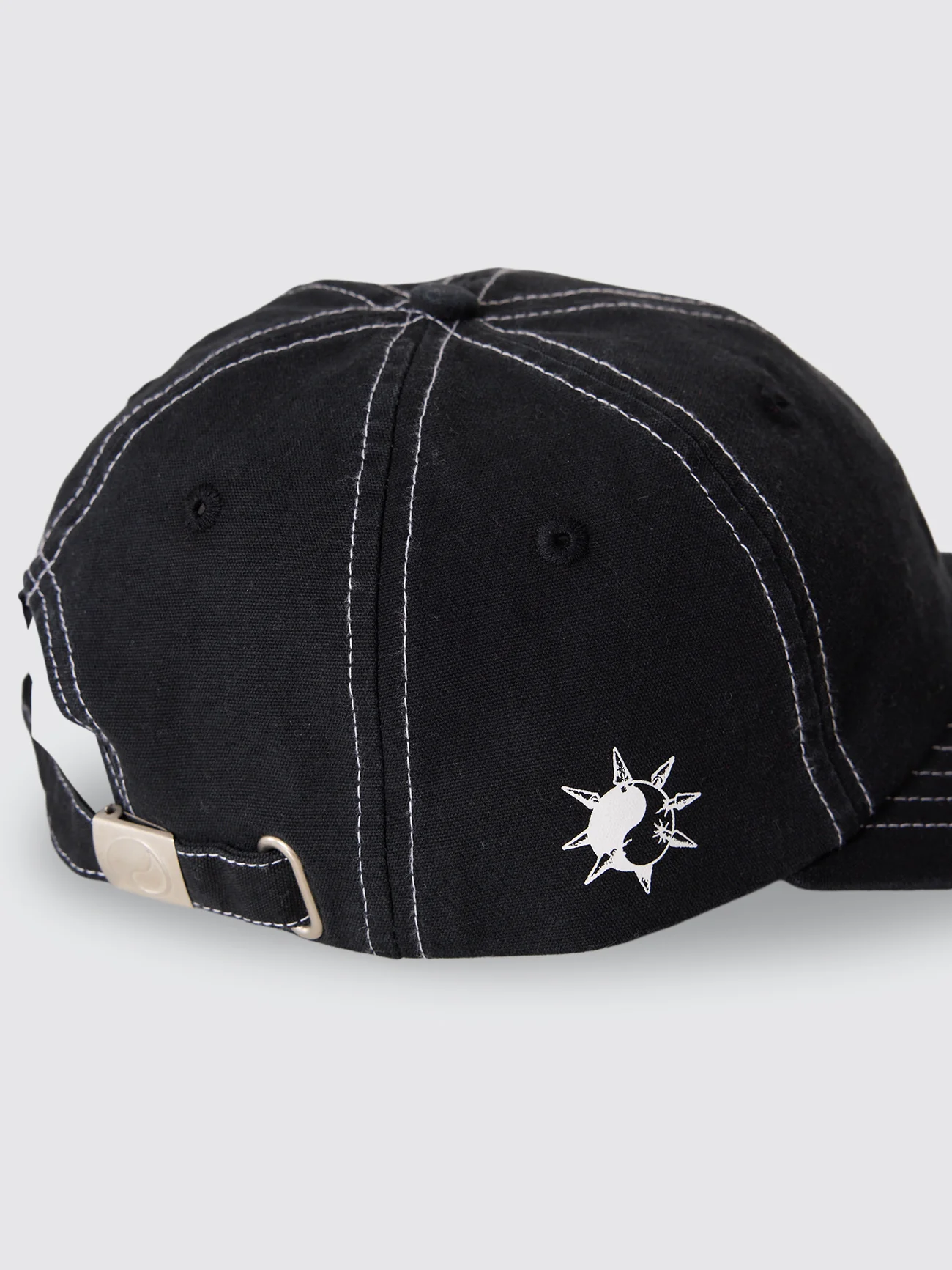 Spiker 6 Panel Cap - Washed Black - Image 9