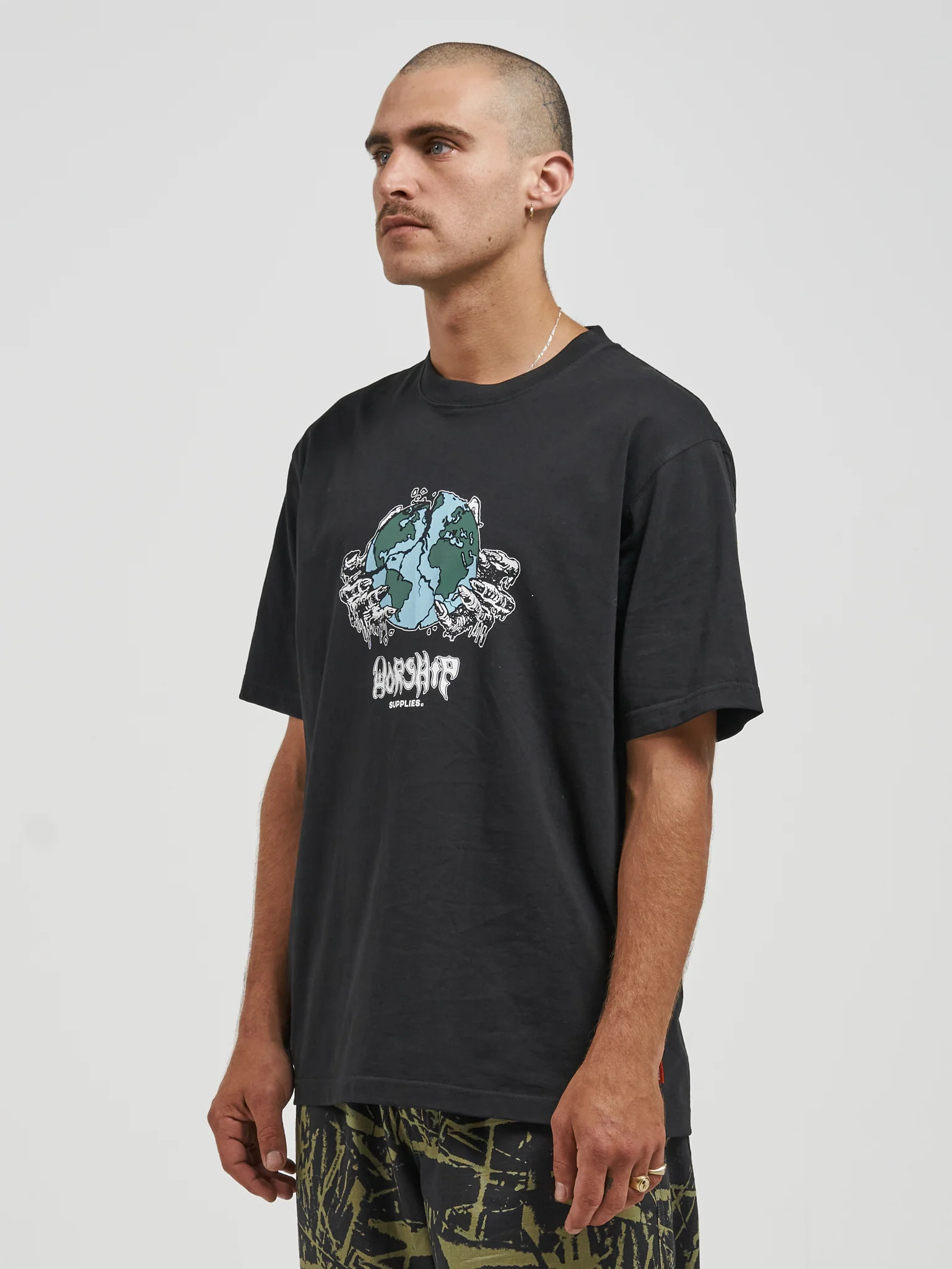 Split Decision Tee - Black - Image 2