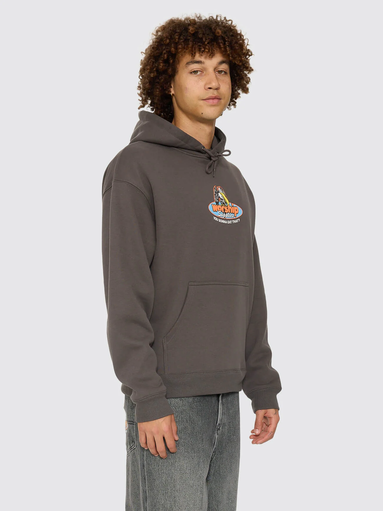 Still Hungry Pullover Hood - Worn Black - Image 4