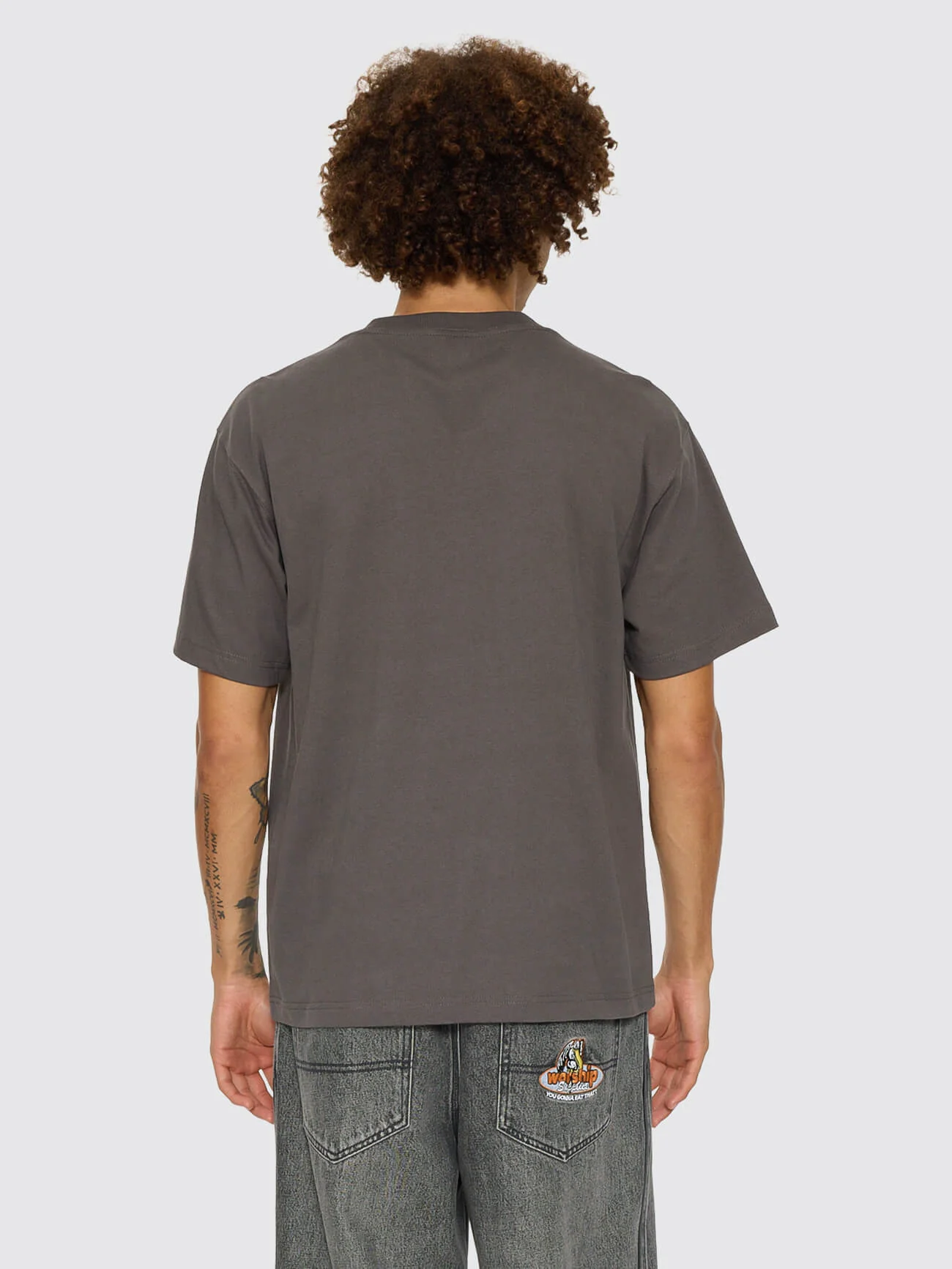 Still Hungry Tee - Worn Black - Image 5