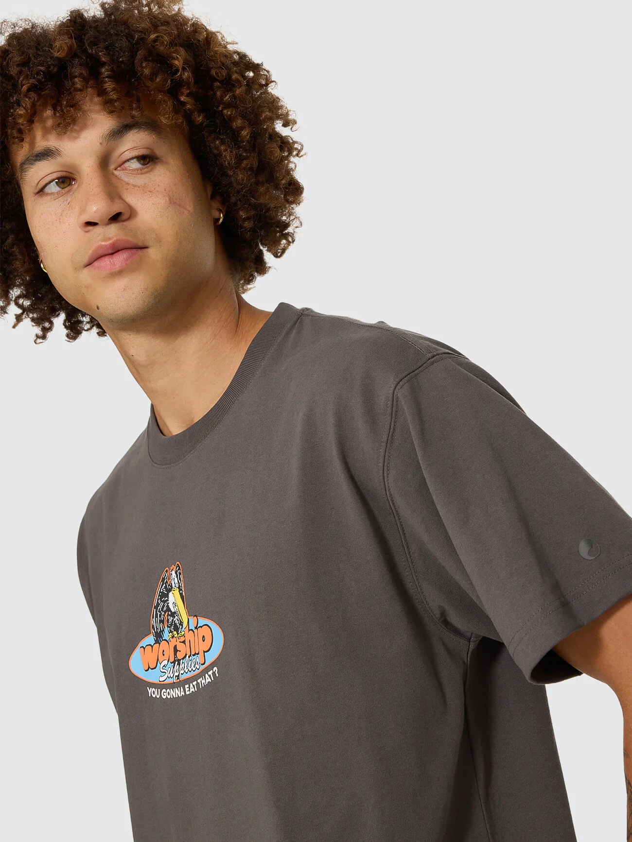 Still Hungry Tee - Worn Black - Image 9