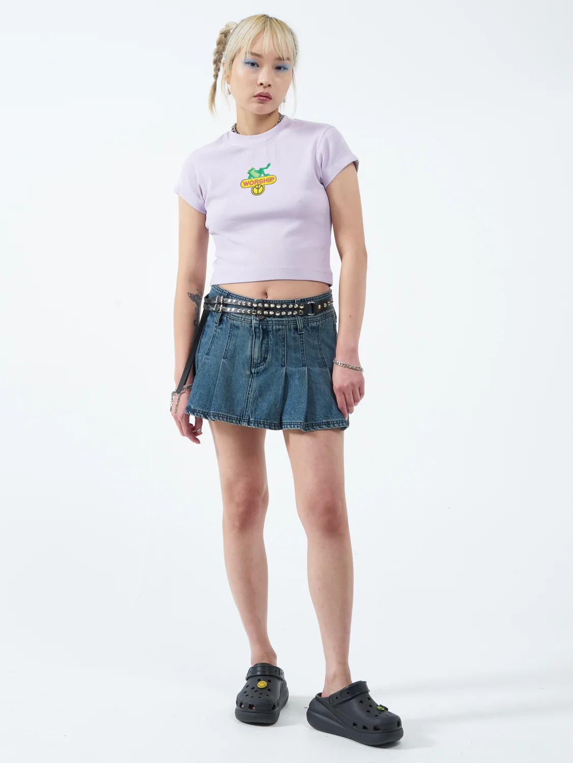 Stress Less Teeny Tee - Orchid Hush - Image 5