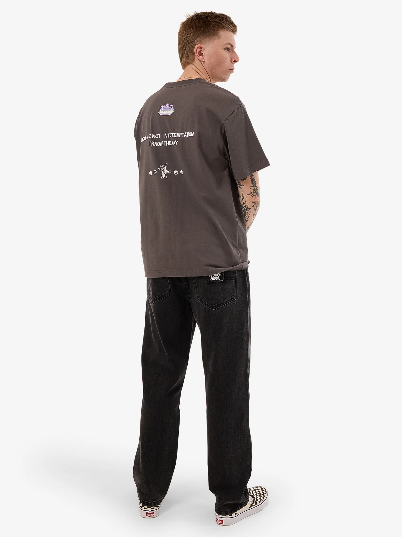 Temptation Tee - Worn Black - Image 6
