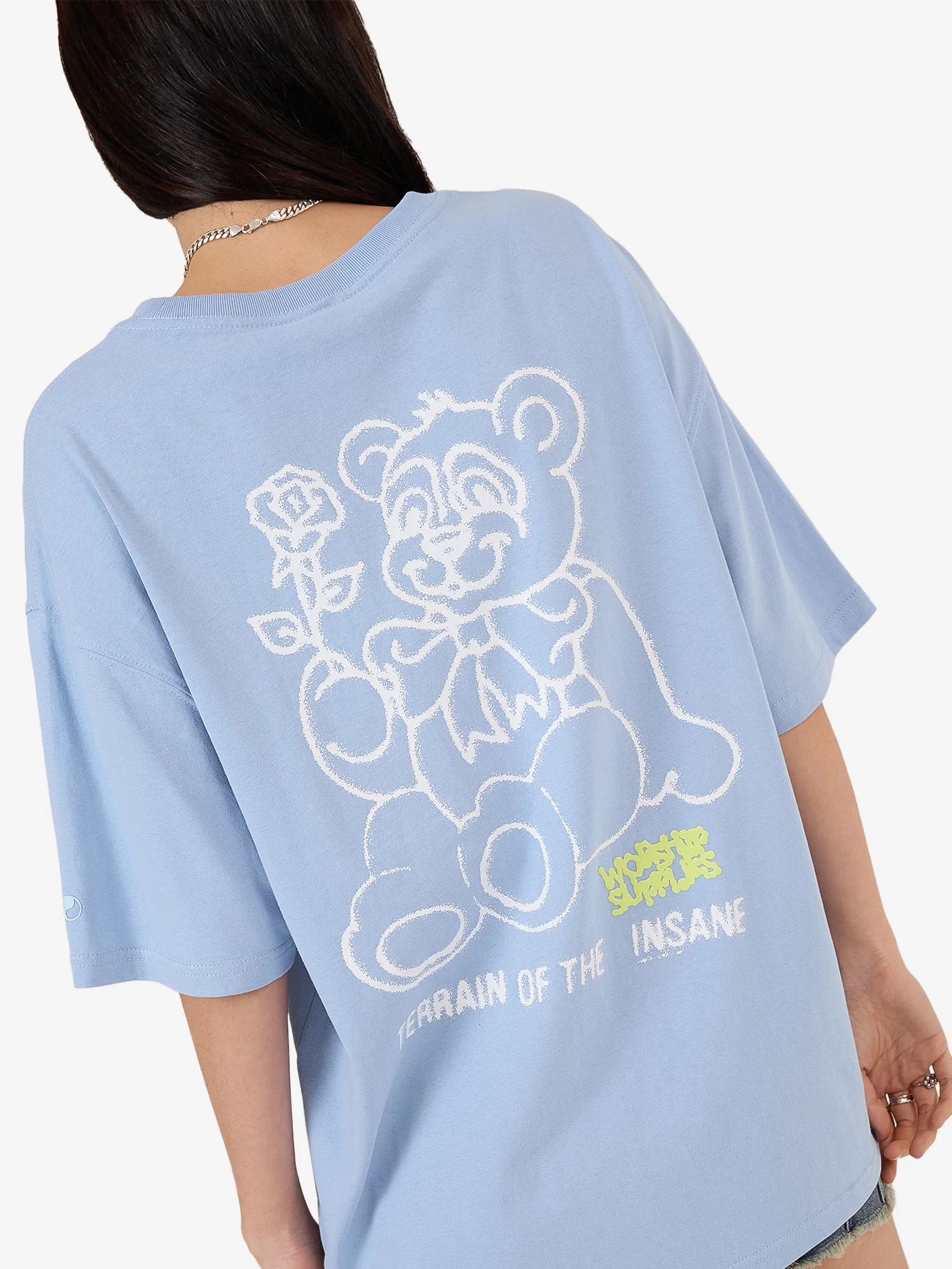 Terrain Relaxed Fit Tee - Bell Air Blue - Image 2