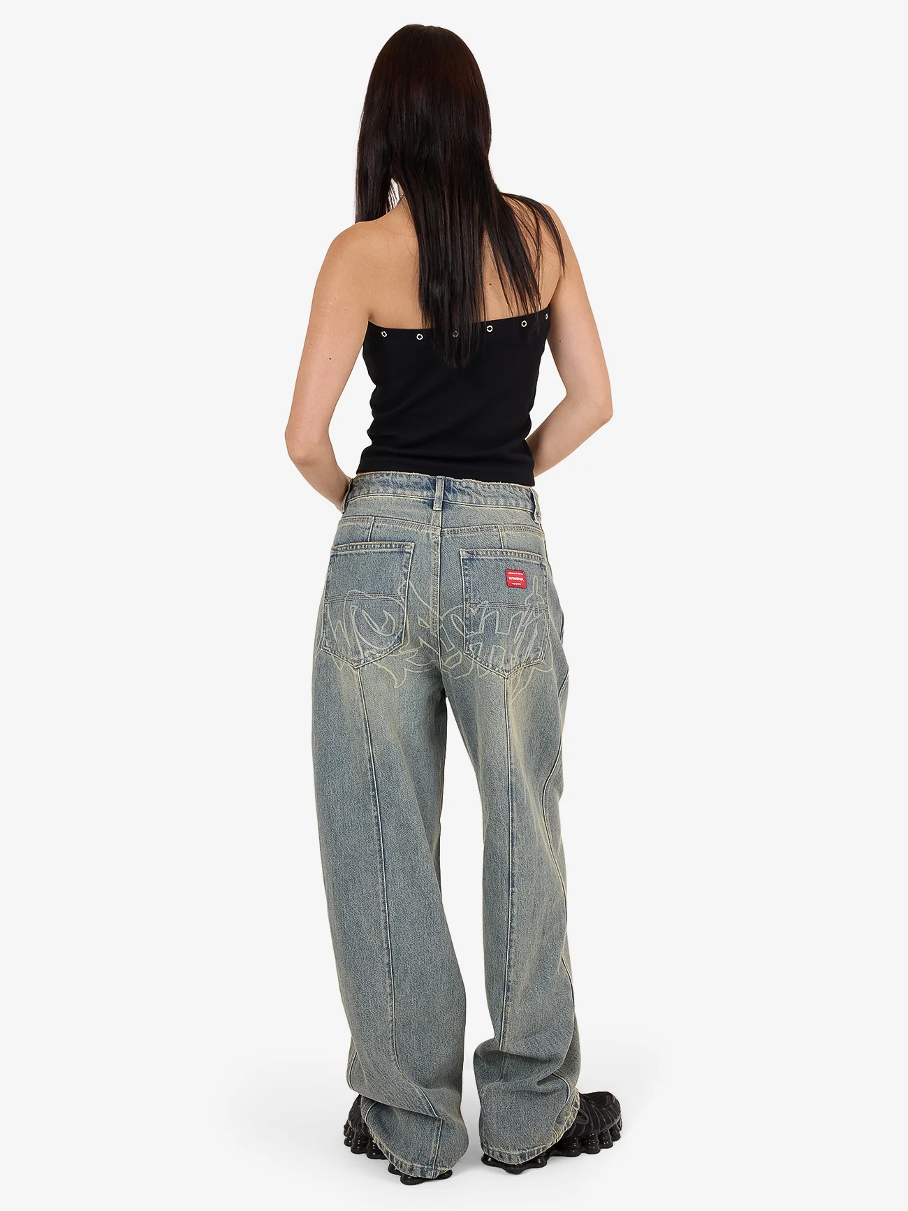 Throws Big Baggy Jean - Garbage Grime Blue - Image 2
