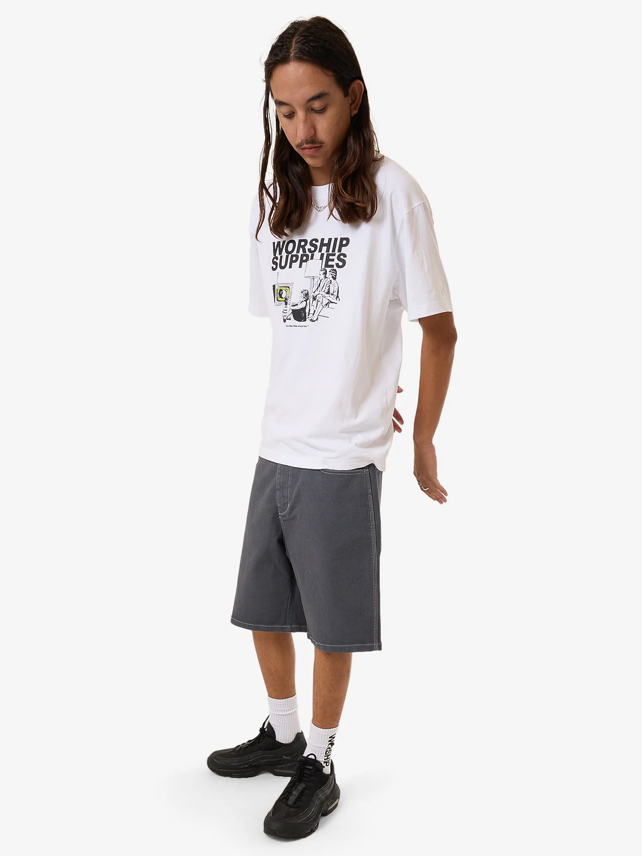 Toot Big Dawg Jean Short - Carbon - Image 5