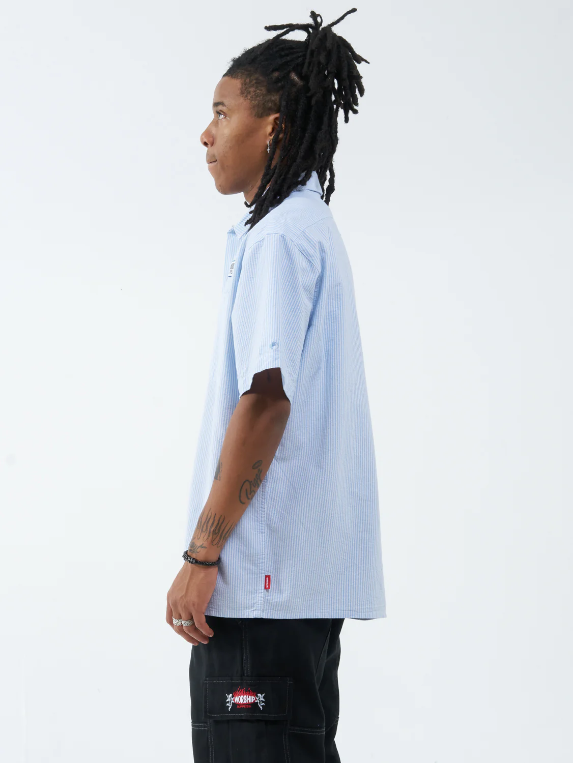 Tread Lightly Work Shirt - Float Blue - Image 3