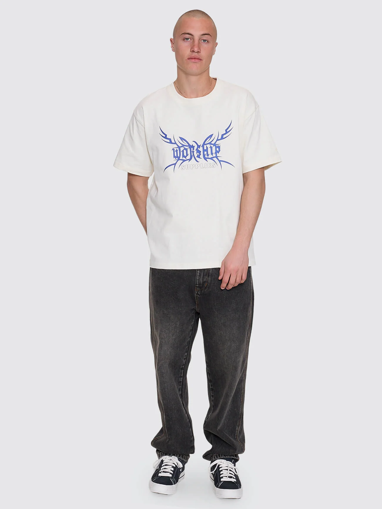 Trudge Lounger Jean - Dirty Black - Image 8