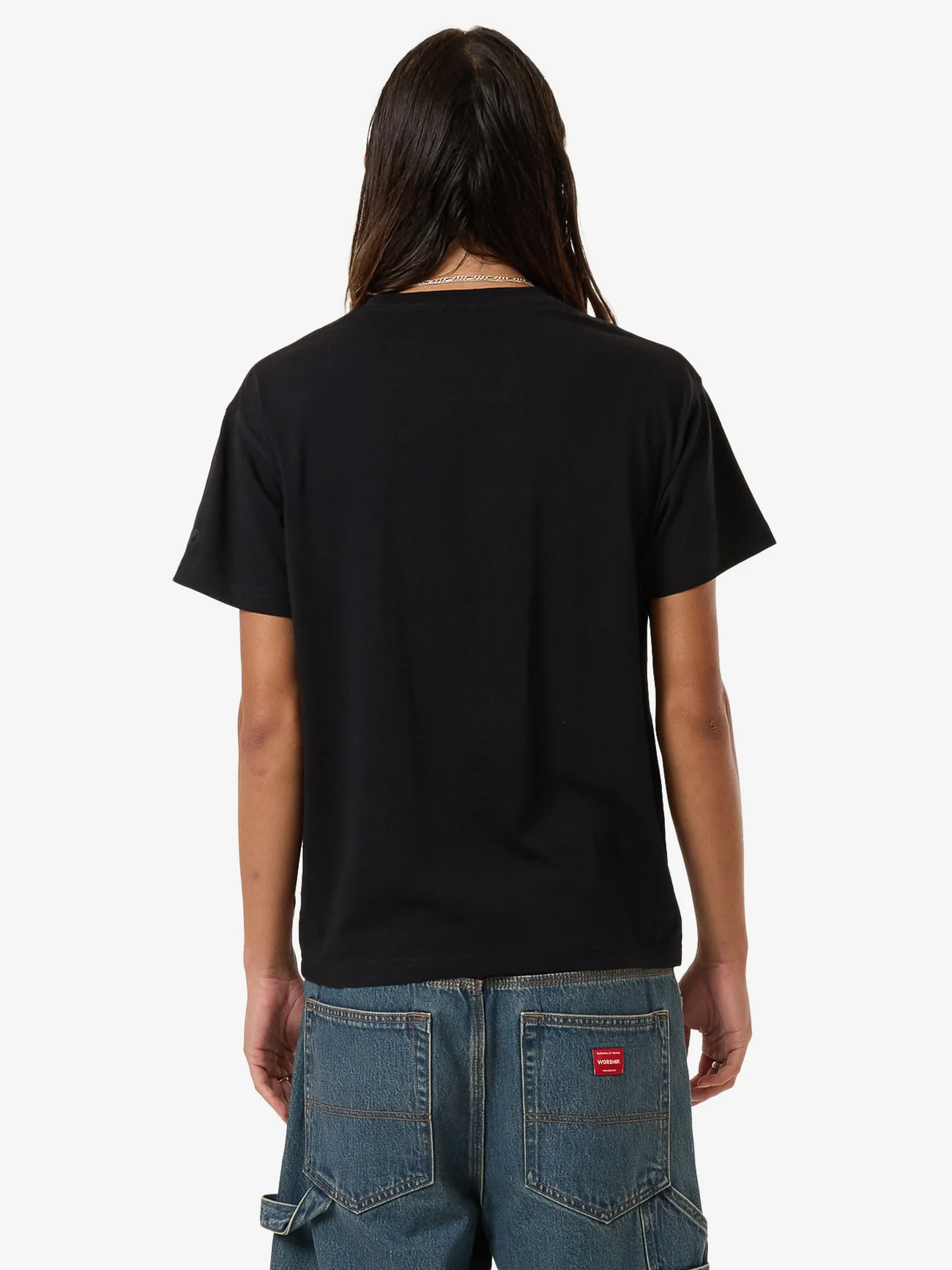 Try Again Fitted Tee - Black - Image 2