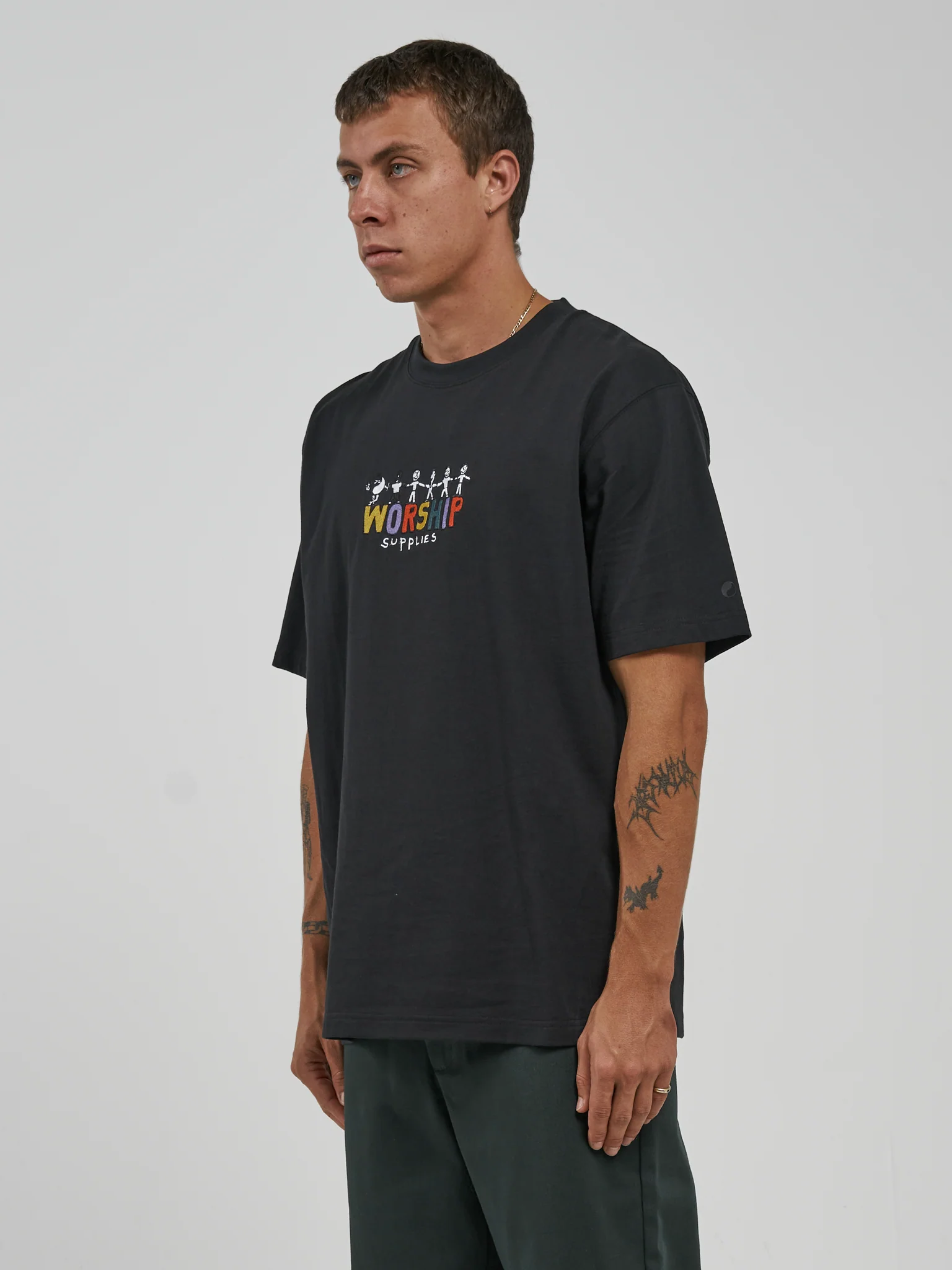 United Tee - Washed Black - Image 2
