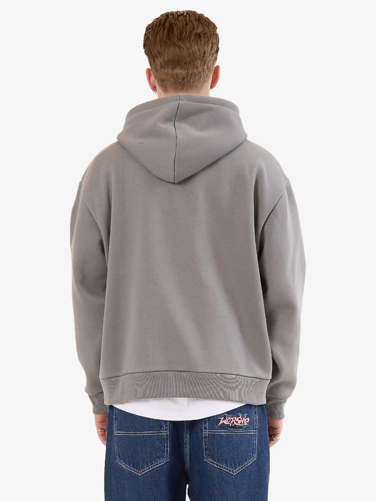 Vanity Zip Hood - Steel Grey - Image 3