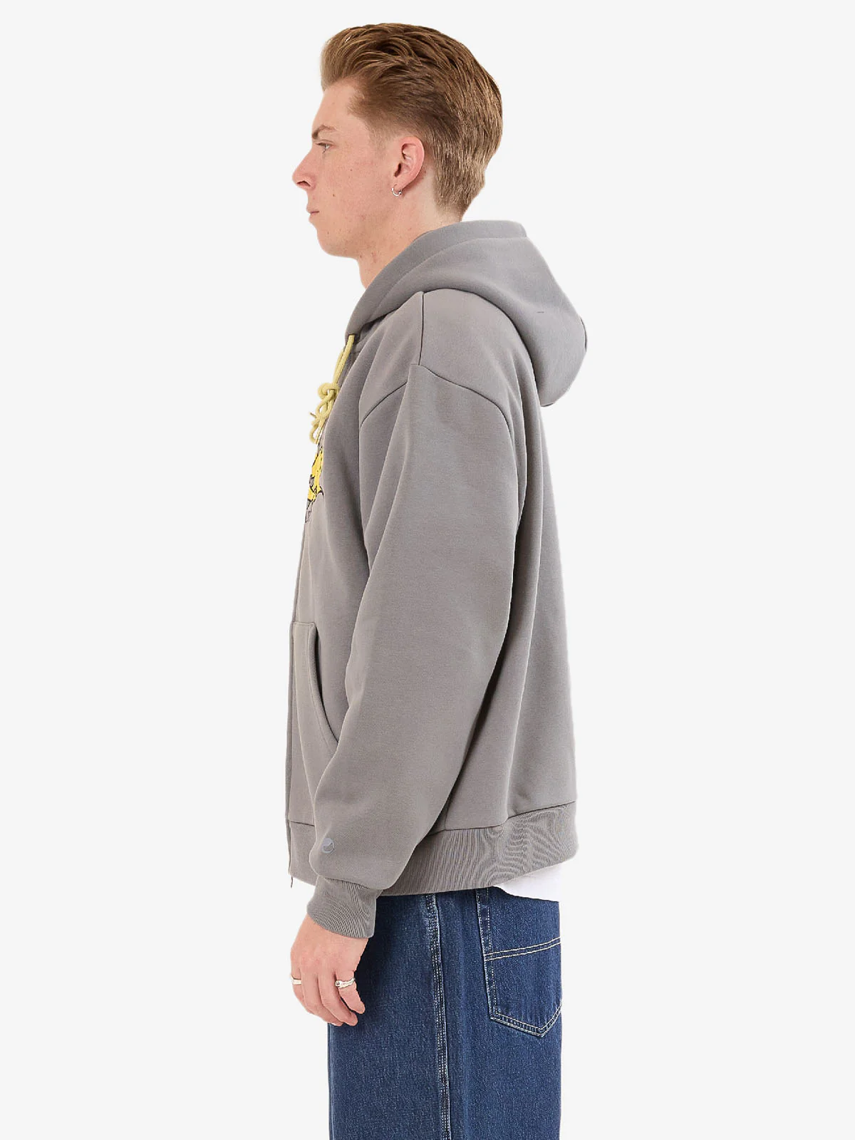 Vanity Zip Hood - Steel Grey - Image 5