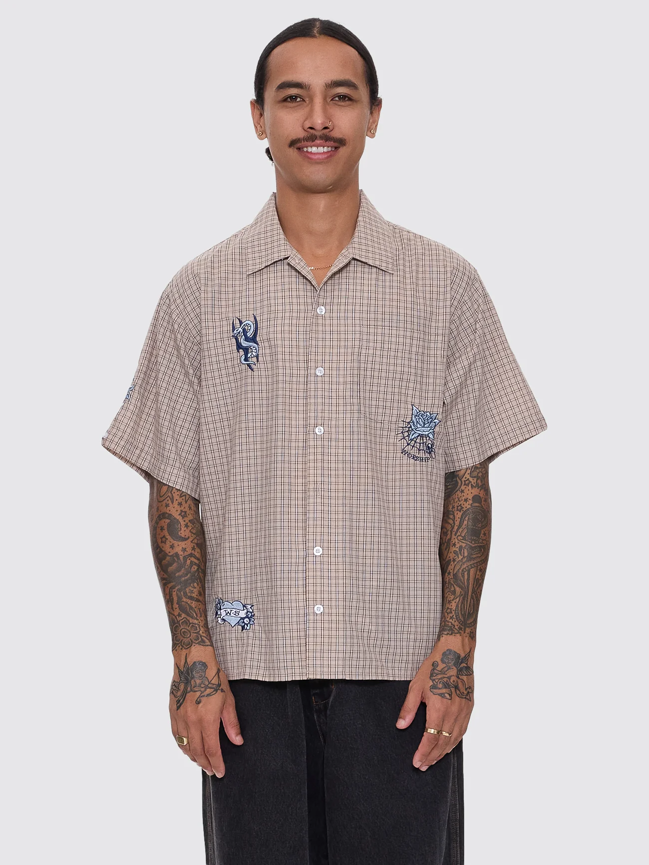 Walk In Short Sleeve Shirt - Tan