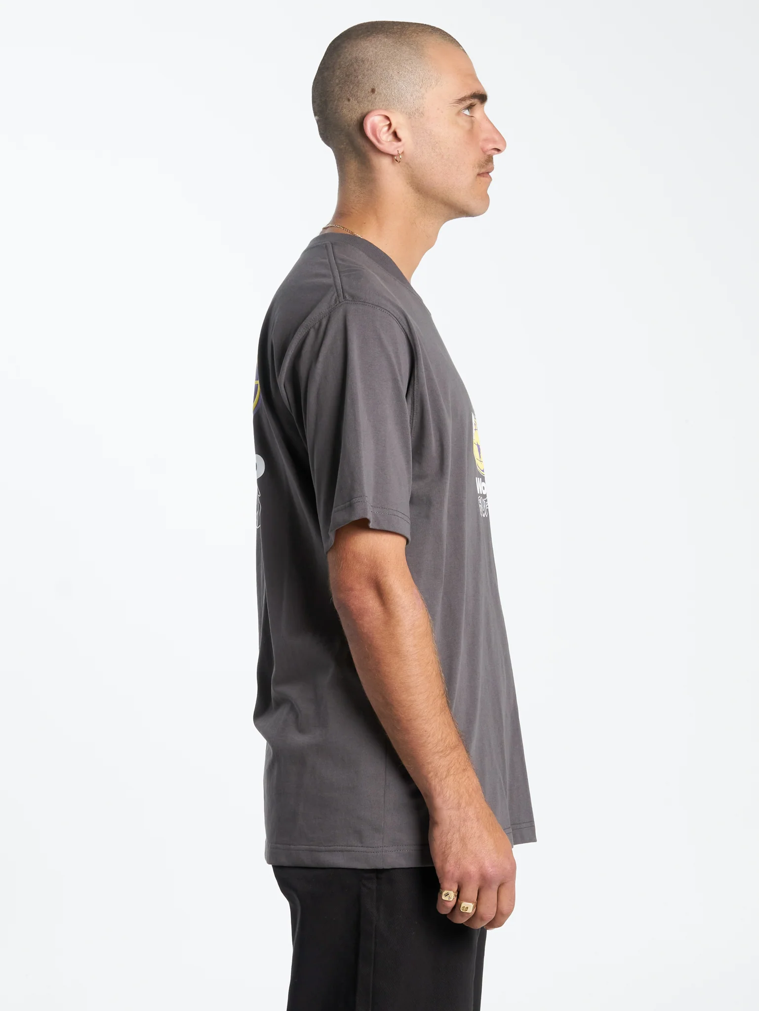 Win Win Tee - Worn Black - Image 2