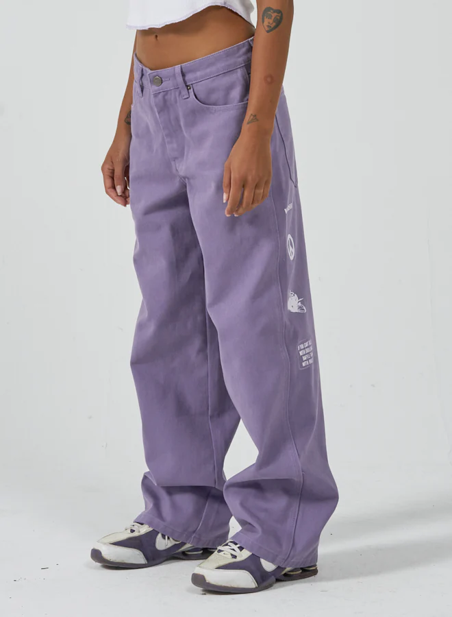 Worship Carpenter Baggy Jean - Prism Violet - Image 3