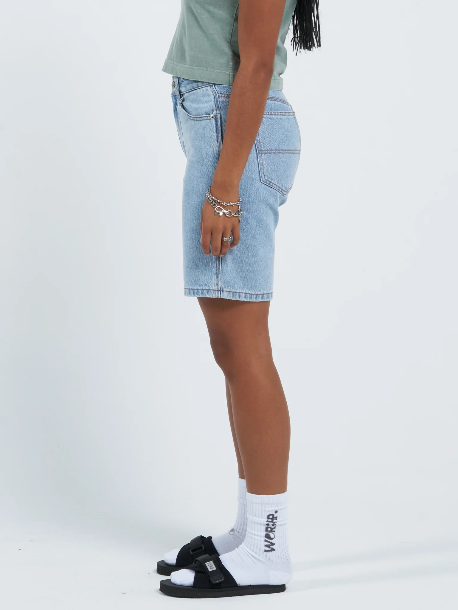 Worship Carpenter Short - Worship Worn Blue - Image 4