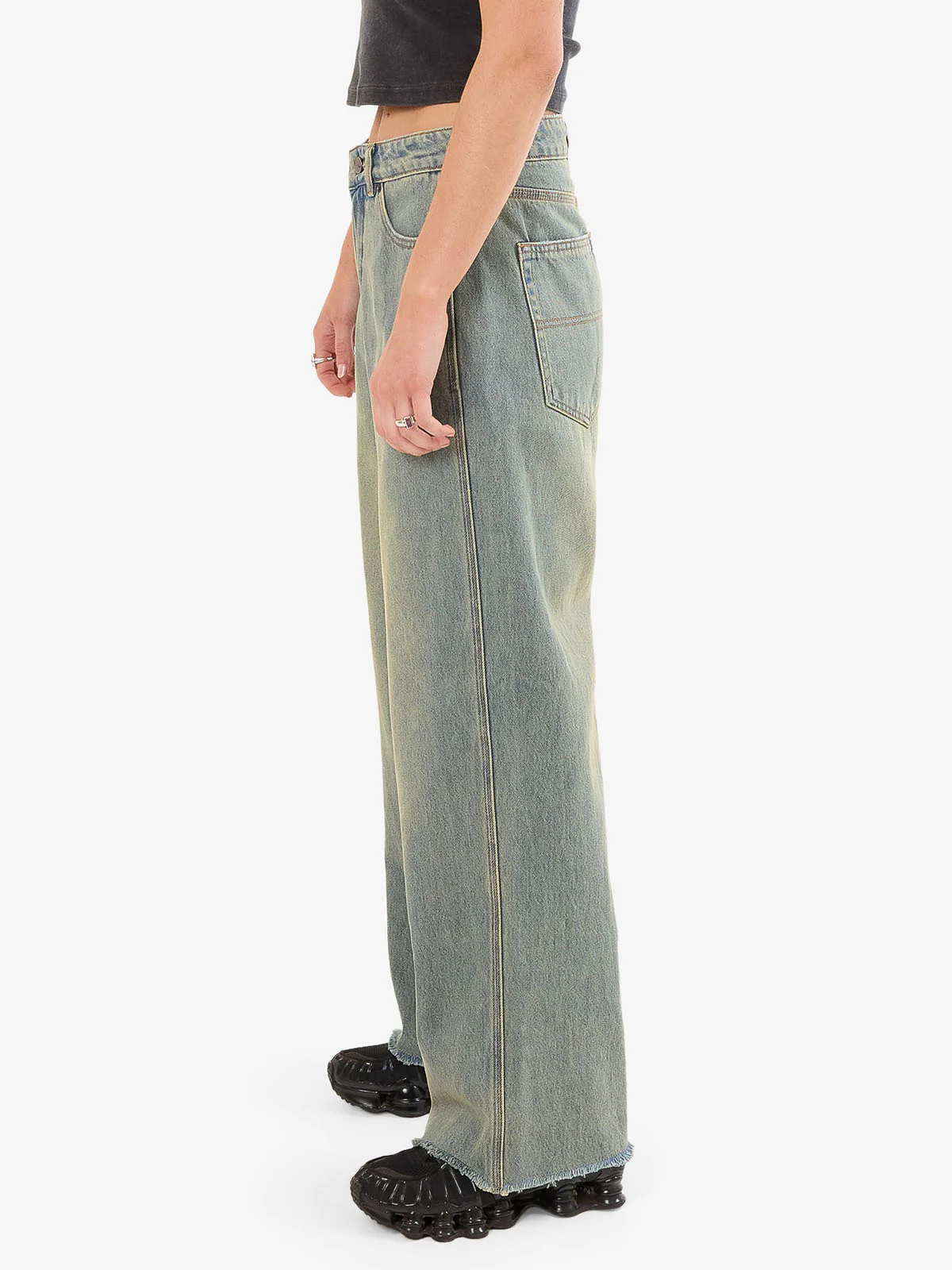 Worship Sloucher Jean - Hazard Blue - Image 5