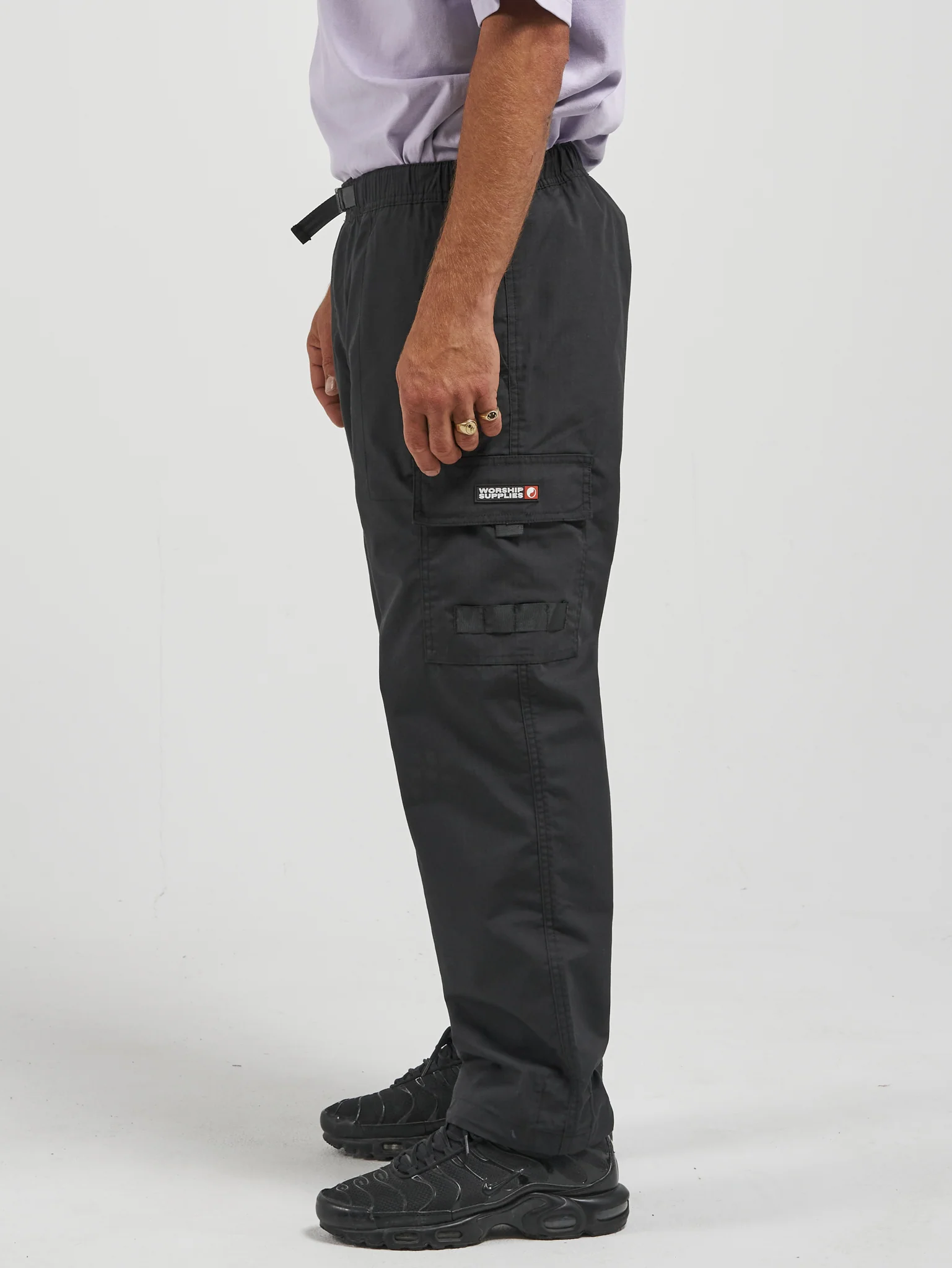 Zorg Cargo Pant - Black - Image 3